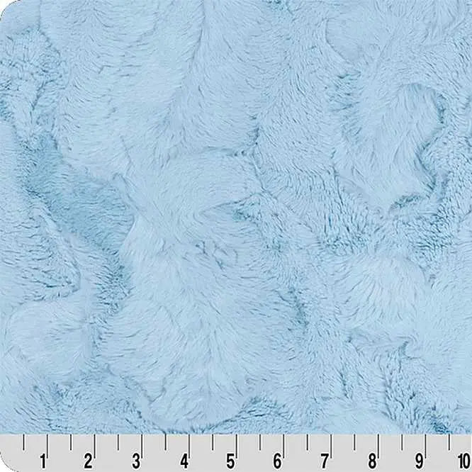 Baby Blue Luxe Cuddle Hide 58/60" Fabric per yard