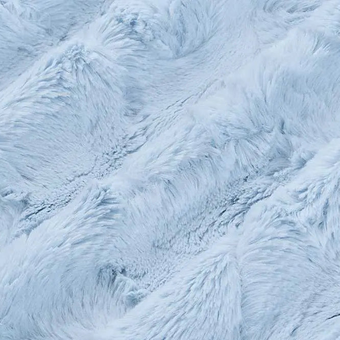 Baby Blue Luxe Cuddle Hide 58/60" Fabric per yard