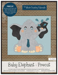 Baby Elephant Precut Fused Applique Pack