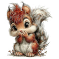 Baby Forest Animals Fabric Panel 12