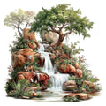 Baby Forest Animals Fabric Panel 27