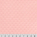 Baby Pink Cuddle Dimple Fabric per yard
