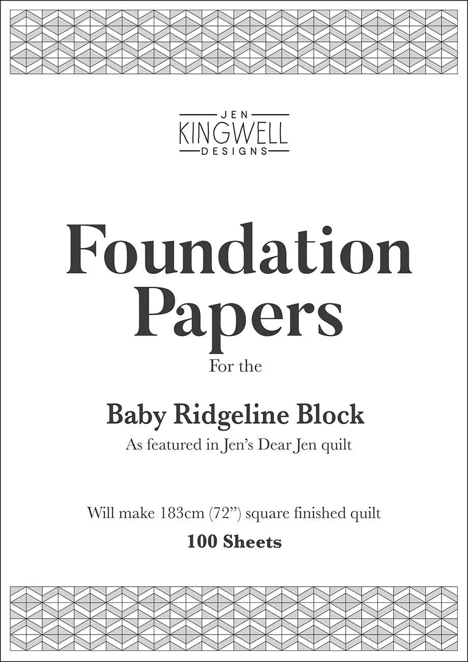 Baby Ridgeline Foundation Paper Piecing Pad