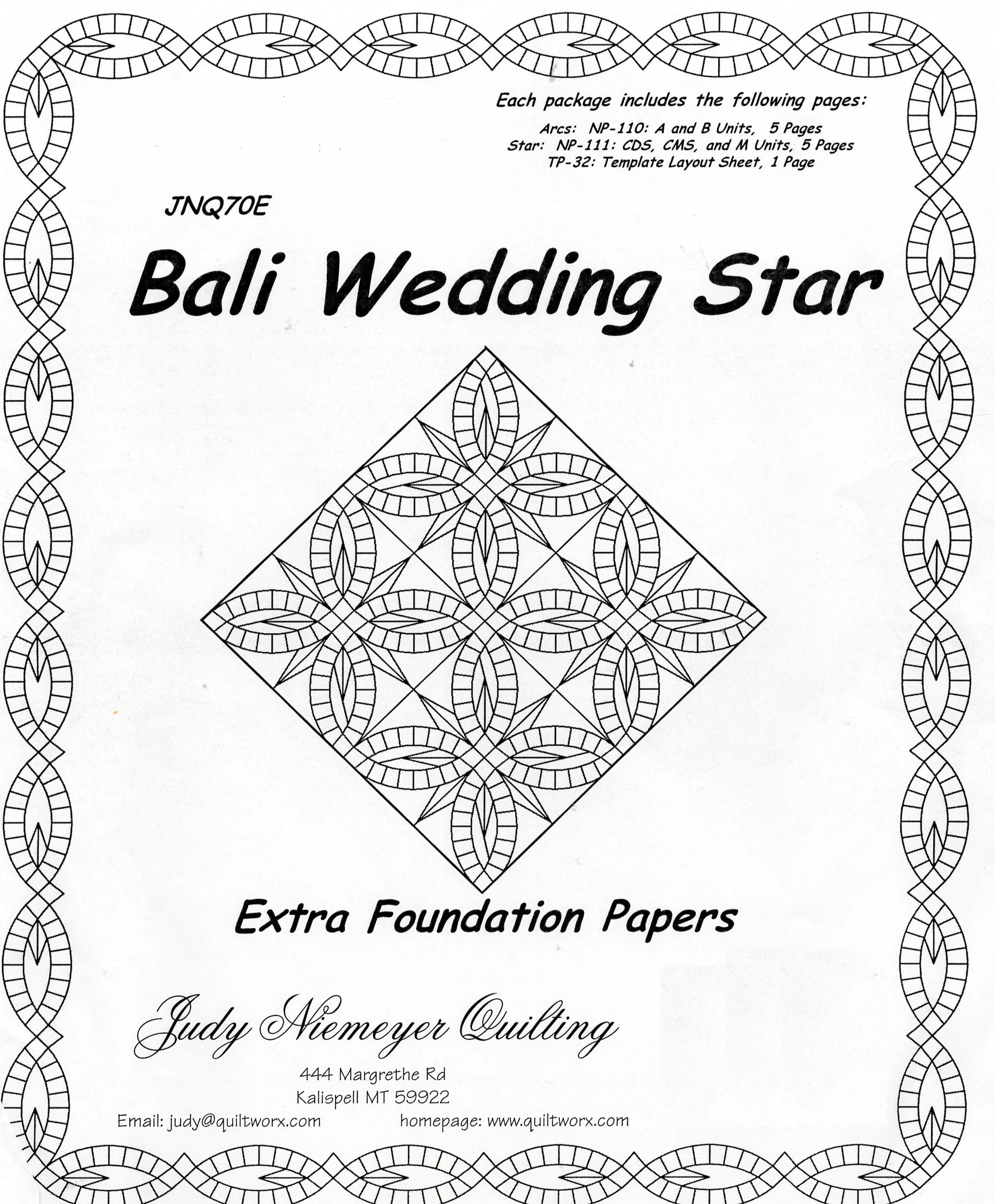 Bali Wedding Star Extra Foundation Paper