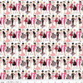 Barbie Vintage Fashion White Cotton 43"/44" Fabric Per Yard