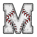 Baseball Alphabet Fabric Panel 23