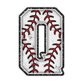 Baseball Alphabet Fabric Panel 27