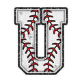Baseball Alphabet Fabric Panel 30