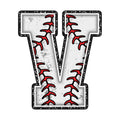 Baseball Alphabet Fabric Panel 31