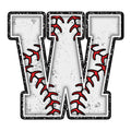 Baseball Alphabet Fabric Panel 32