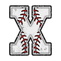 Baseball Alphabet Fabric Panel 33