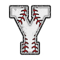 Baseball Alphabet Fabric Panel 34