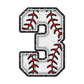Baseball Alphabet Fabric Panel 4