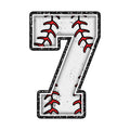 Baseball Alphabet Fabric Panel 8