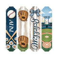 Baseball Brushstroke Fabric Panel 12