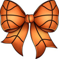 Basketball Bow Fabric Panel