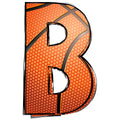 Basketball Doodles Alphabet Fabric Panel 11