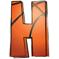 Basketball Doodles Alphabet Fabric Panel 17