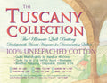 Batting Tuscany Unbleached Cotton 60in x 60in Throw