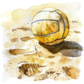 Beach Volleyball Fabric Panel 16