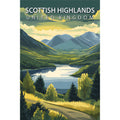 Beautiful Places Travel Poster Fabric Panel 10