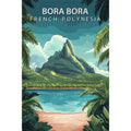 Beautiful Places Travel Poster Fabric Panel 12