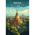 Beautiful Places Travel Poster Fabric Panel 15