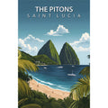 Beautiful Places Travel Poster Fabric Panel 25