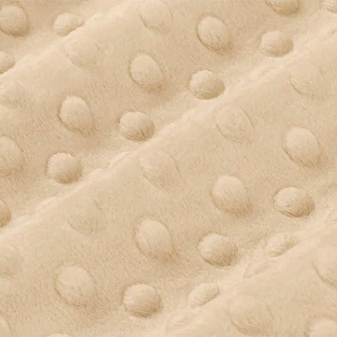 Beige Cuddle Dimple 58/60" Fabric per yard