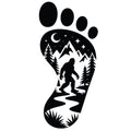 Big Foot Print Fabric Panel 1