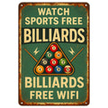 Billiards Signs Fabric Panel 10