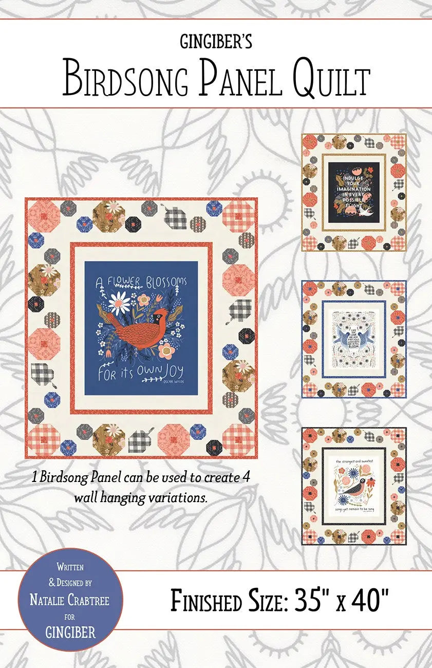 Birdsong Panel Quilt Pattern