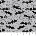 Black Bats Sweet Treats 44"/45" Cotton Fabric Per Yard