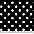 Black Big Dots 45" wide Fabric per yard