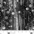 Black Bubble Pops 108" Cotton Wideback Fabric Per Yard