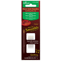 Black Gold Hand Sewing Needles (Quilting) No. 12