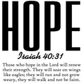 Black Letters Bible Verse Fabric Panel 8