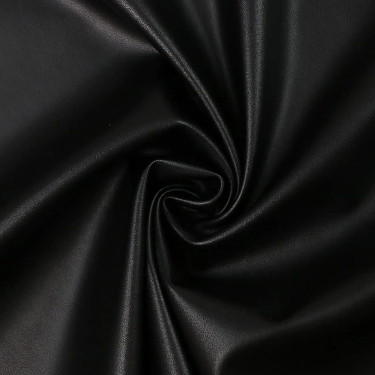 Black Lite Faux Leather 5 Yards