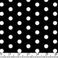 Black Little Dot 45" wide Fabric per yard
