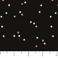 Black Stars Sweet Treats 44"/45" Cotton Fabric Per Yard