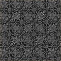 Black Verona Tiling Cotton 44/45 Fabric Per Yard