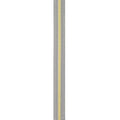 Black/White 5 Nylon Gold Coil Zippers