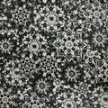Black & White Quilt Back - Dancin' Dahlias 108" wide Fabric per yard