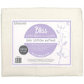 Bliss 100% Cotton Batting - Throw 60" x 60"
