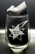 Block Star Stemless Wine Glass