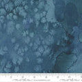 Blue Dusk Flow Basic Watercolor Painting 44"/45" Fabric Per Yard