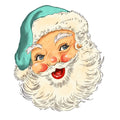 Blue Hat Santas Fabric Panel 3