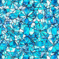 Blue Mosaic Blender Lumenique 44"/45" Cotton Fabric Per Yard