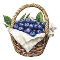 Blueberry Gardens Fabric Panel 30