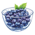 Blueberry Gardens Fabric Panel 32